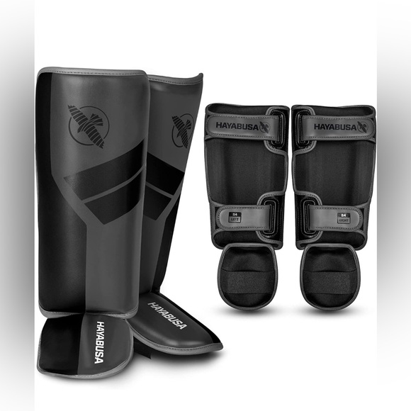 Hayabusa S4 Kids Shin Guards, Muay Thai, MMA, Kickboxing, Martial Arts, Large - Picture 1 of 6